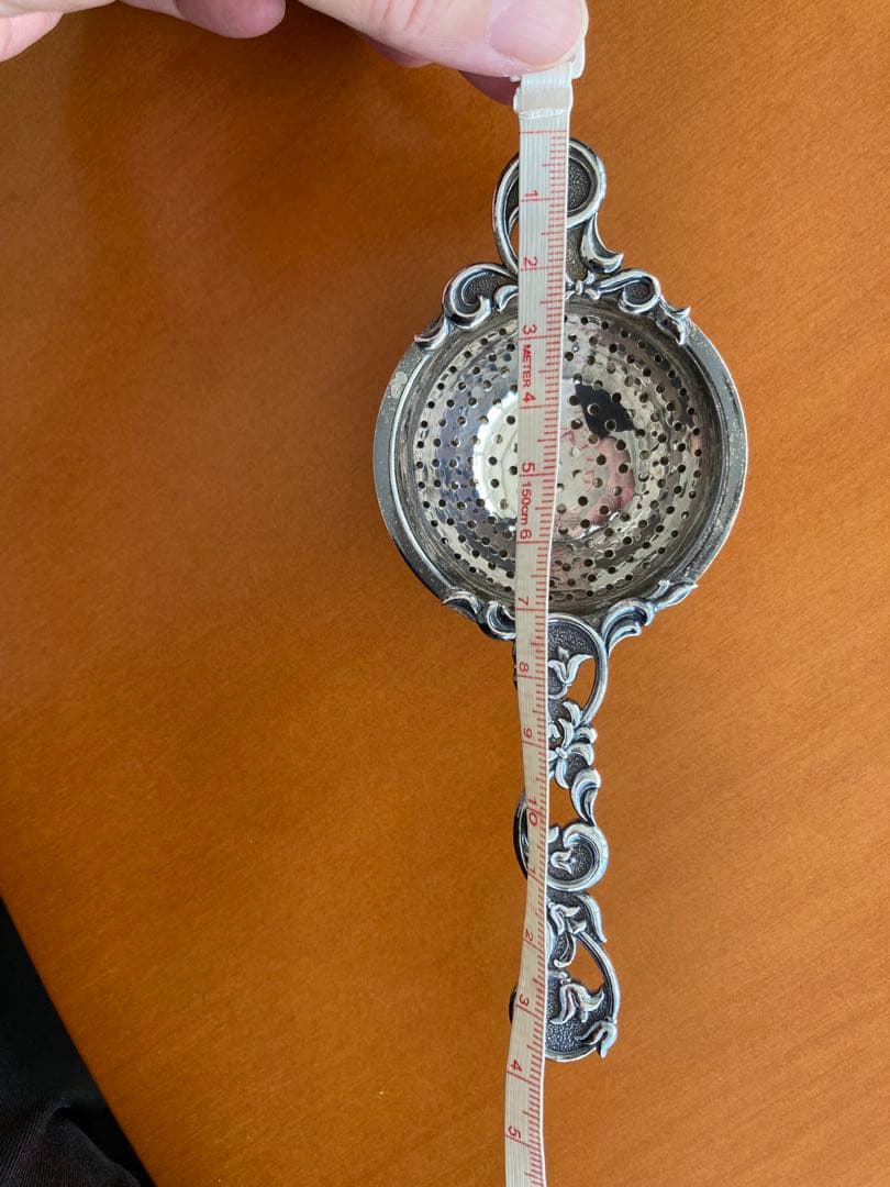 純銀 シルバー WAKOティーストレーナー　アンティーク