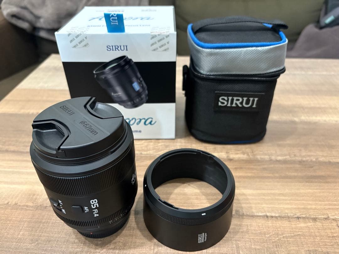 sirui aurora 85mm F1.4 SONY eマウント