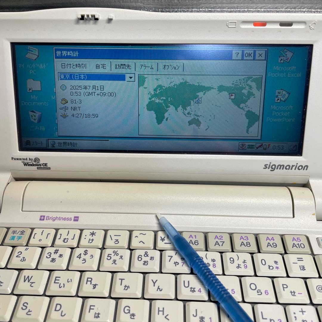 【レトロPC・完動品】NTTドコモ「シグマリオン（sigmarion）」