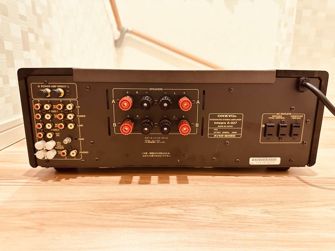 ONKYO Integra A-927 プリメインアンプ　フルメンテナンス品