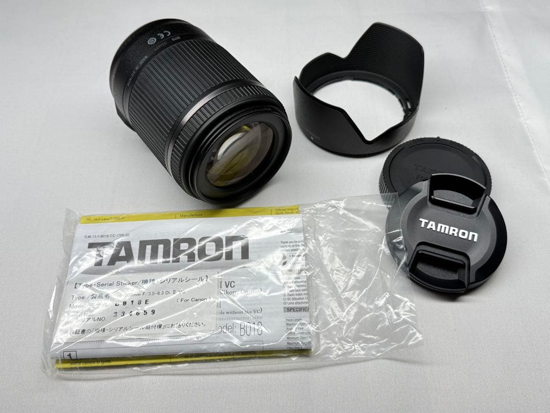 TAMRON DiⅡ 18 200mm キャノン用VC
