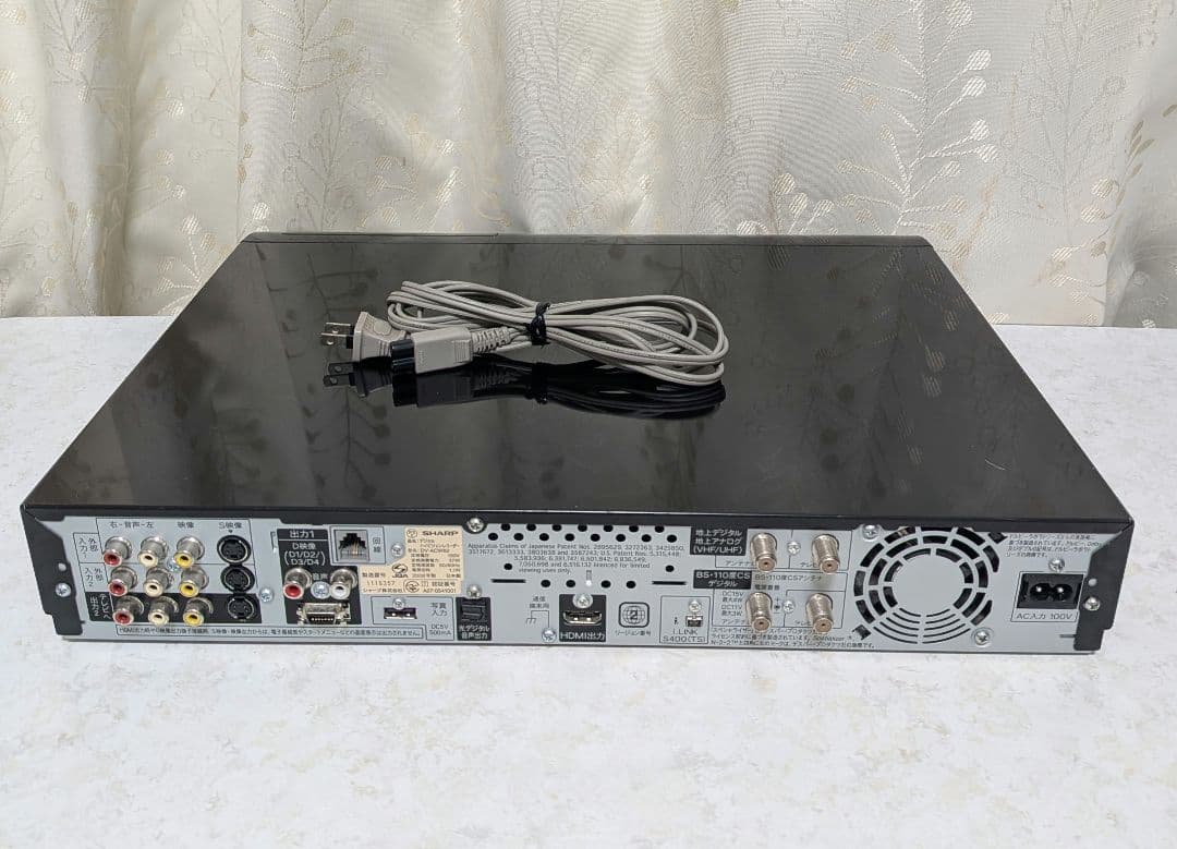 シャープAQUOS【DV-ACW82】◆W録2番組同時録画可◎動作確認済み◎