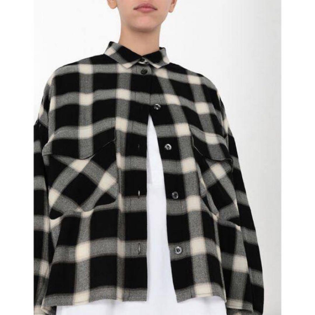 MM6 チェック柄シャツ