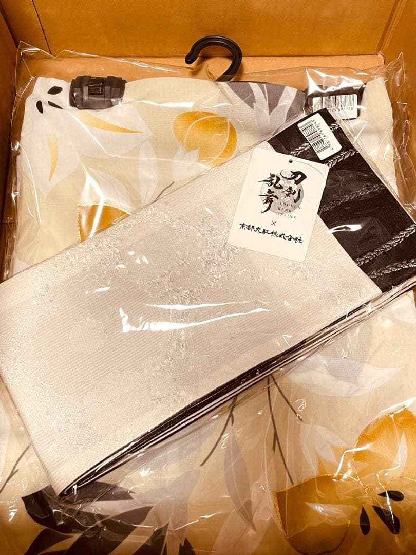 刀剣乱舞 京都丸紅 コラボ 浴衣 帯 髭切 2点セット
