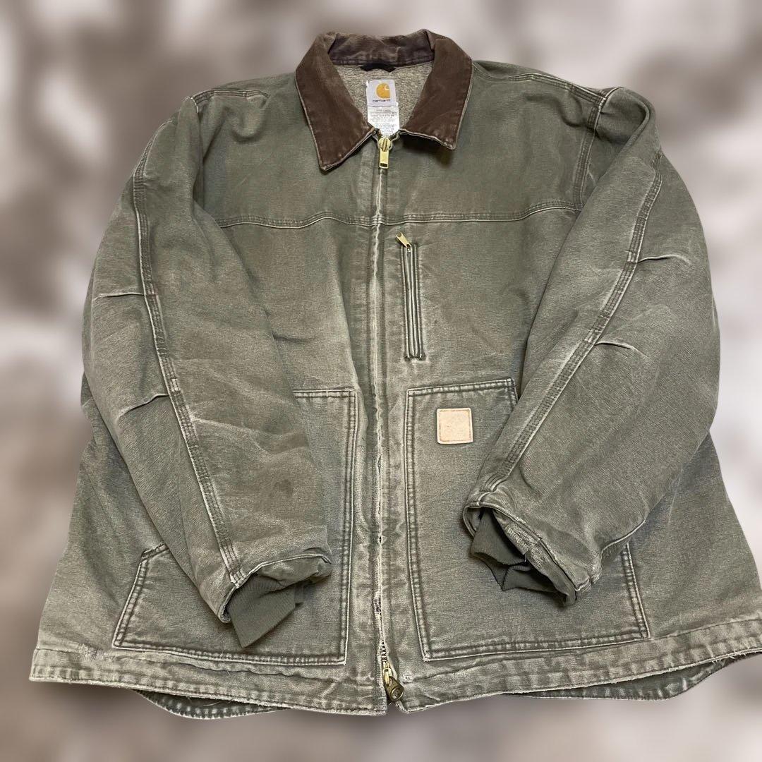 ト*サ様 11年メキシコ製Carhartt ワークジャケット C61ARG 2X