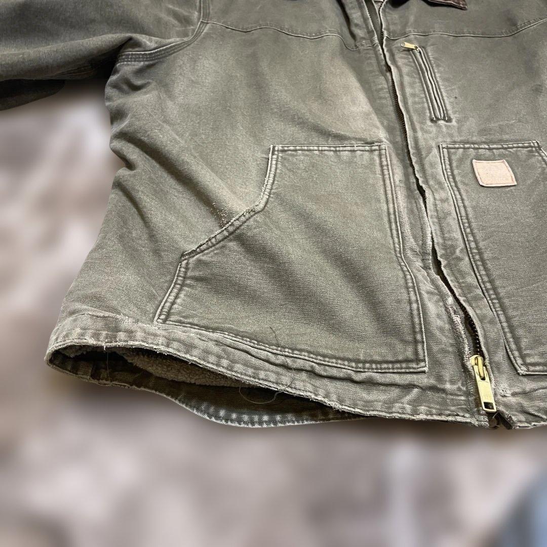 ト*サ様 11年メキシコ製Carhartt ワークジャケット C61ARG 2X