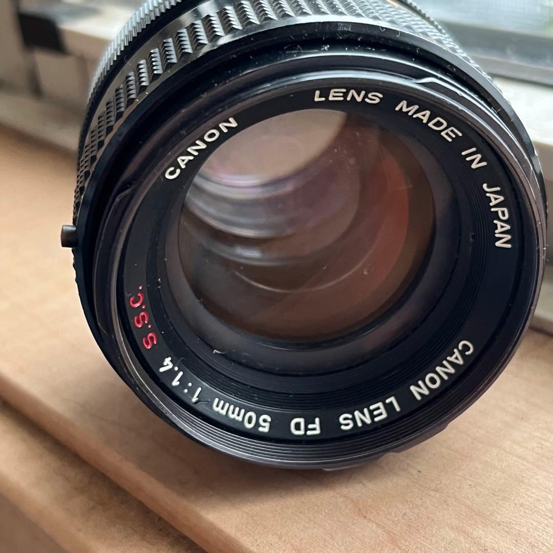 最終お値下げ　canon AEー１　動作確認済　f1.4 レンズ付フィルムカメラ