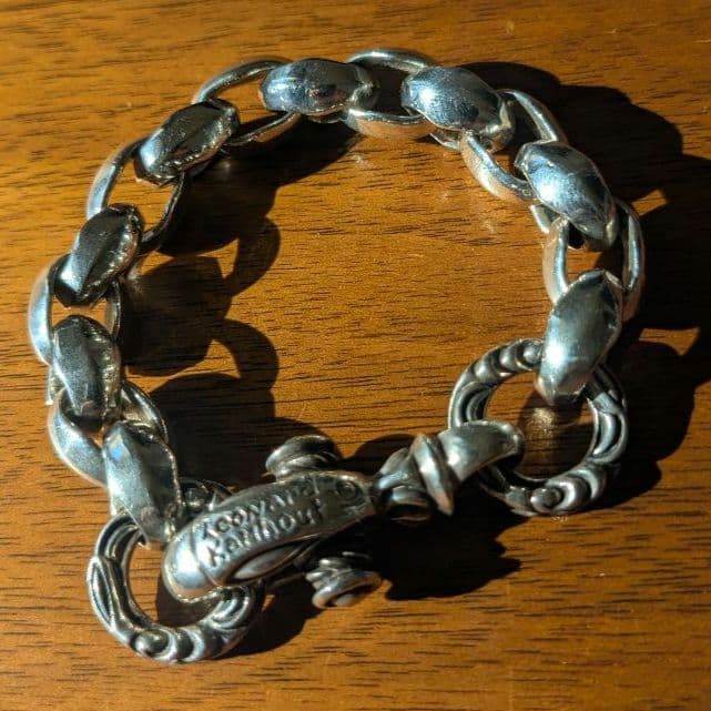 Leonard Kamhout シルクリンクブレスレット