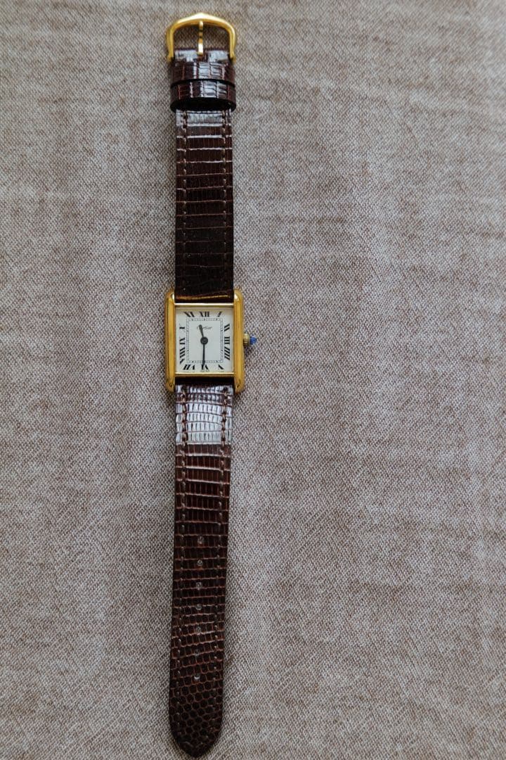 程度良好！カルティエのプレマストタンクSM