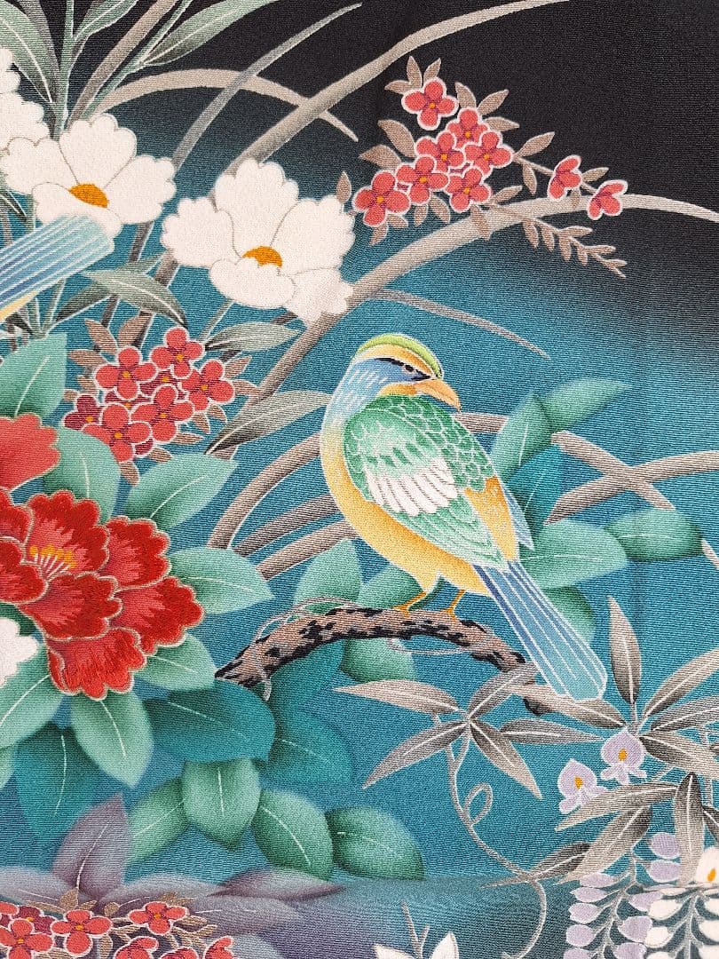 着物リメイクワンピース3690