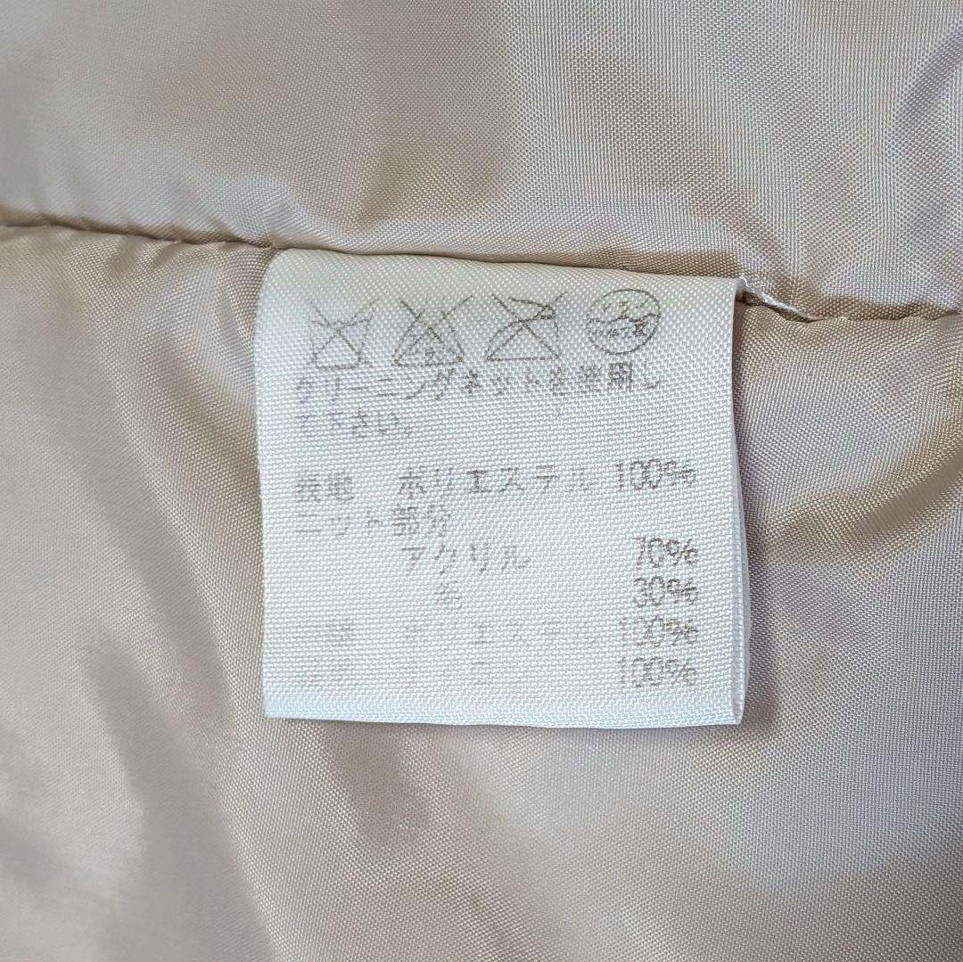 ファイルホーム　中綿 ジップアップブルゾンМ 異素材切替