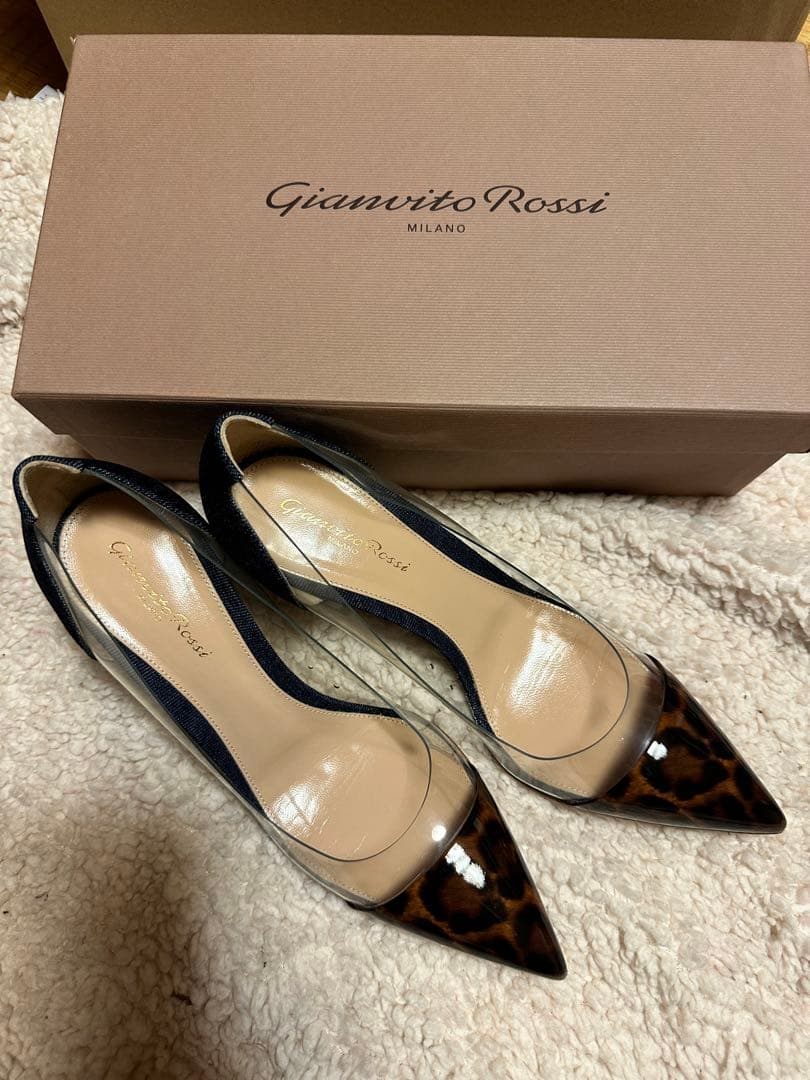 【値下】Gianvito Rossi レオパード柄 ハイヒール　39