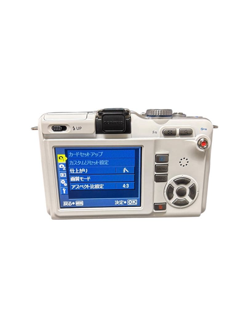 美品　付属品充実 OLYMPUS PEN E-PL1　ミラーレスカメラ　白