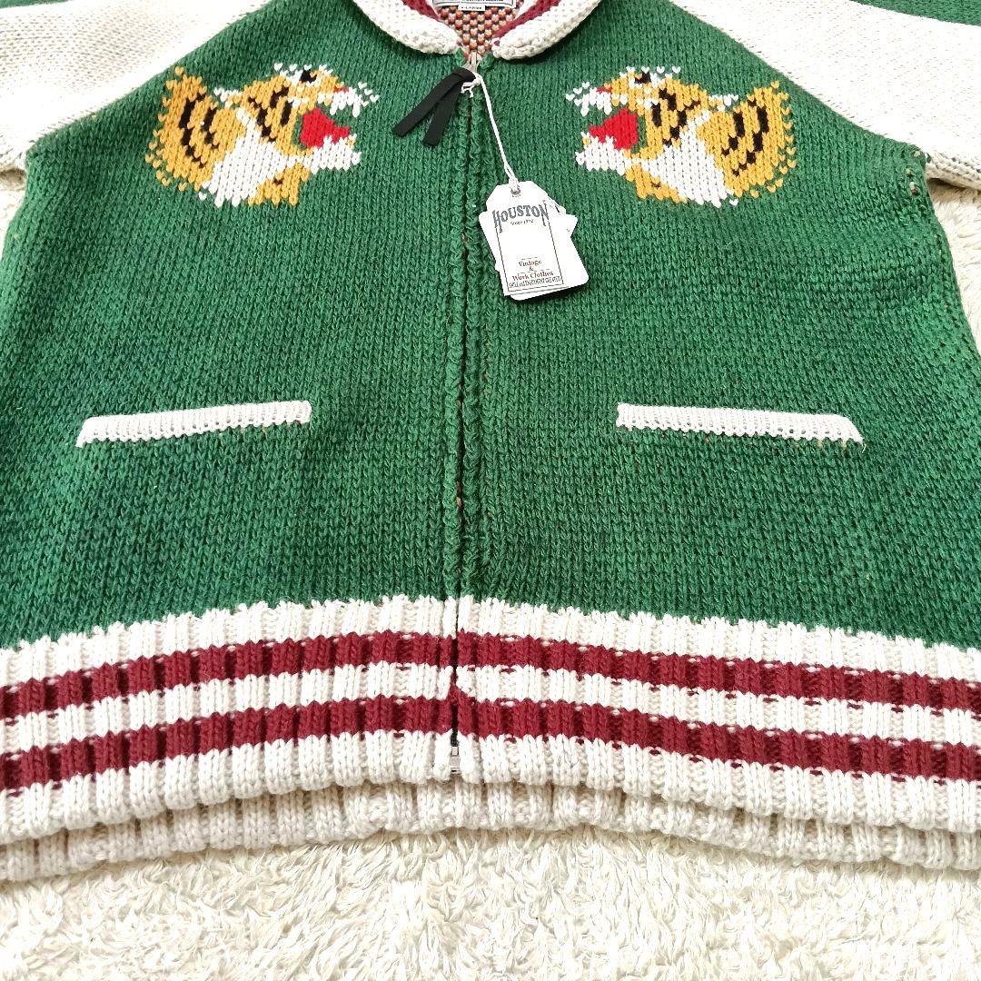 新品タグ付 HOUSTON カウチン ニット スカジャン スーベニア 22234