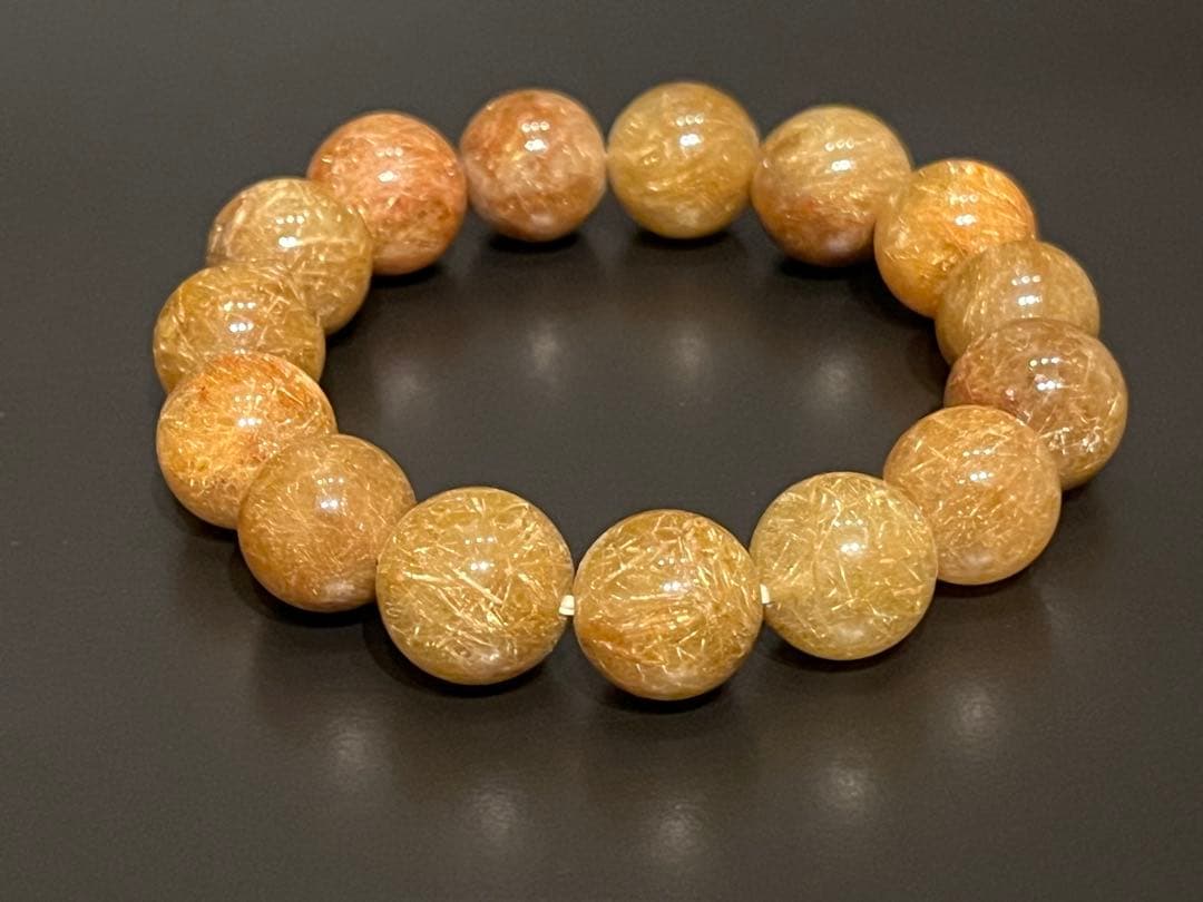 ルチルクォーツ 12mm 15玉