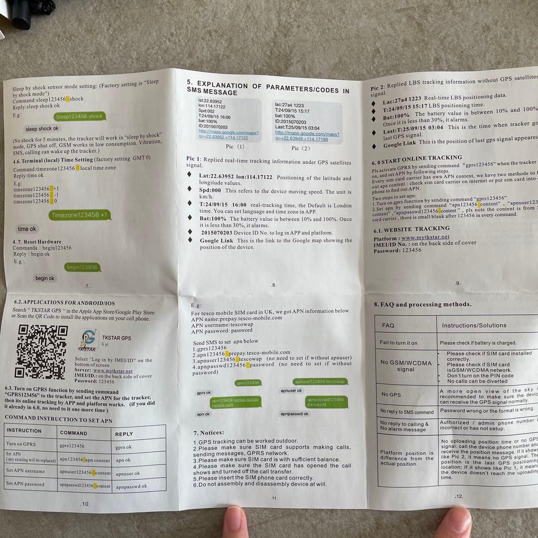 3G GPSトラッカー 車両用10000mAh 盗難防止