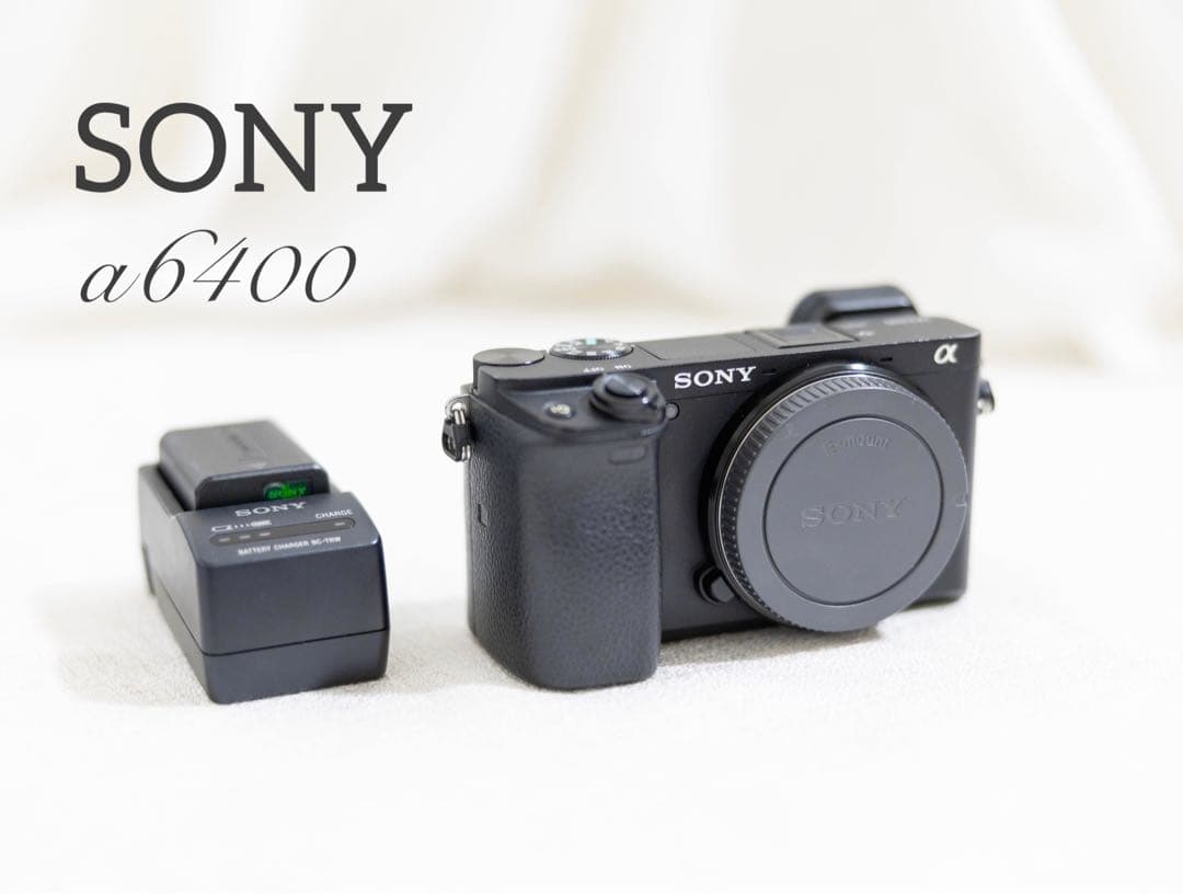 ★SONY a6400★点検・交換済み★ミラーレス一眼 ★本体★予備バッテリー