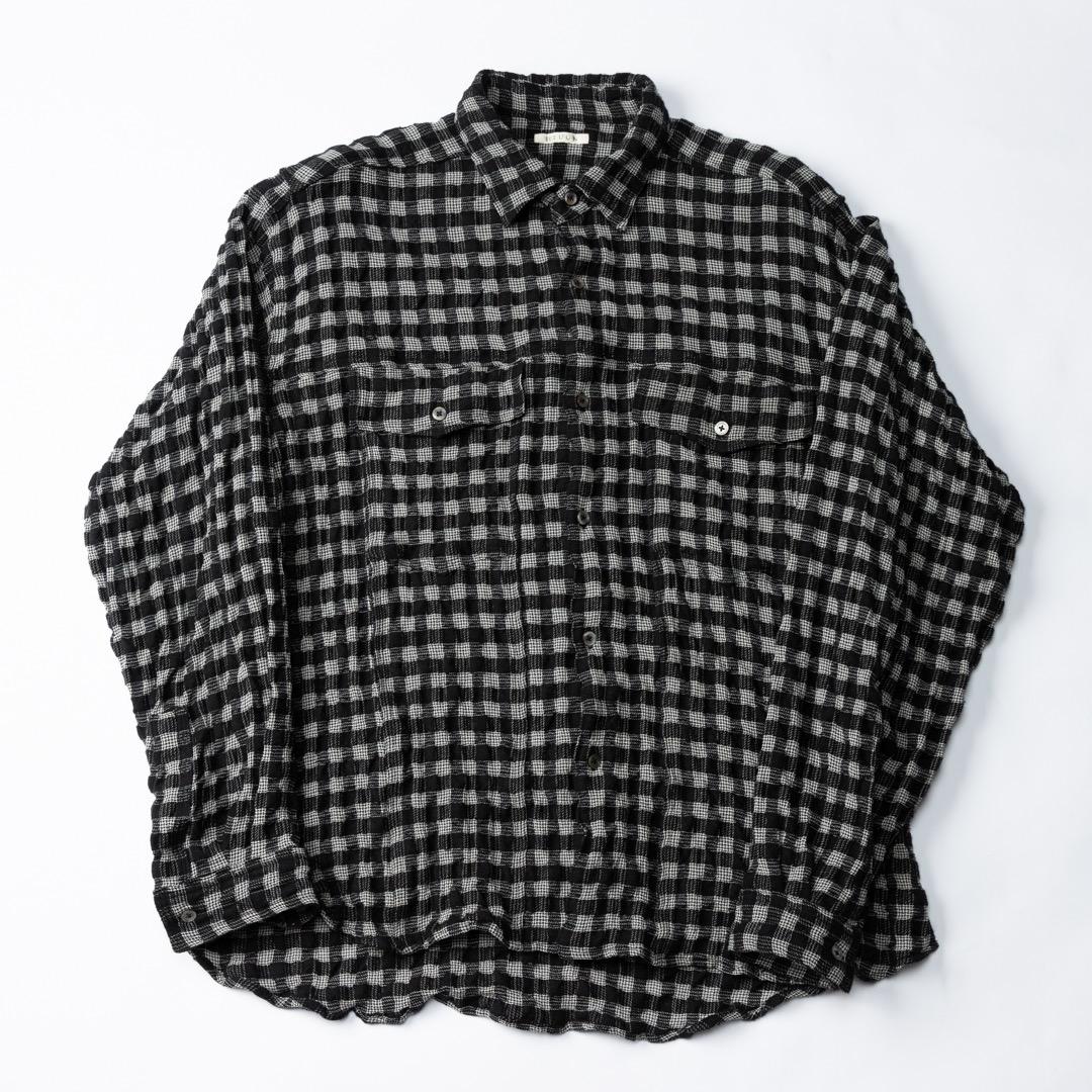 トップス HEUGN Bobby Check Black size2