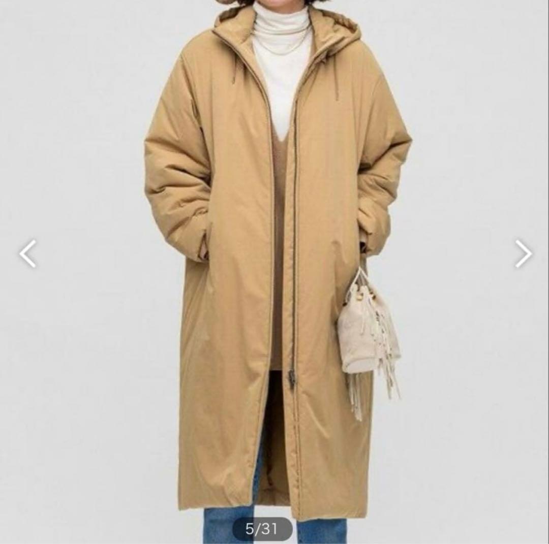 【新品】　23区　中綿ノンステッチロングアウター　コート　32