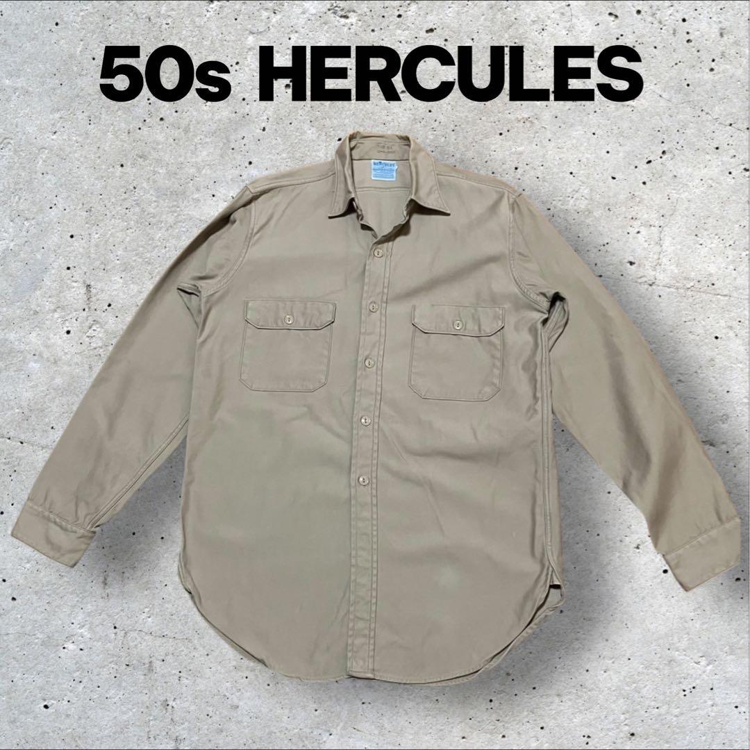 K*J様 50s HERCULES マウンテンクロス ワークシャツ マチ付き