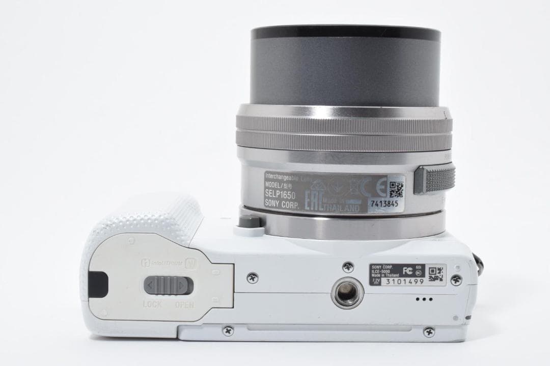 【美品】ソニー SONY a5000 デジカメ ホワイト ショット7596回