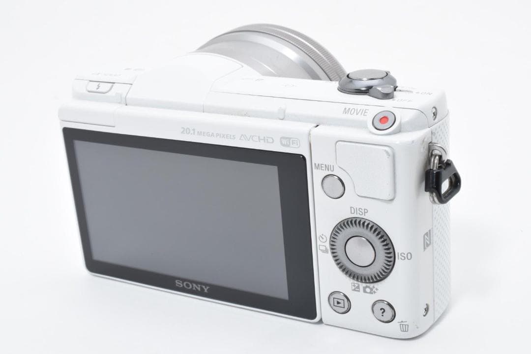 【美品】ソニー SONY a5000 デジカメ ホワイト ショット7596回
