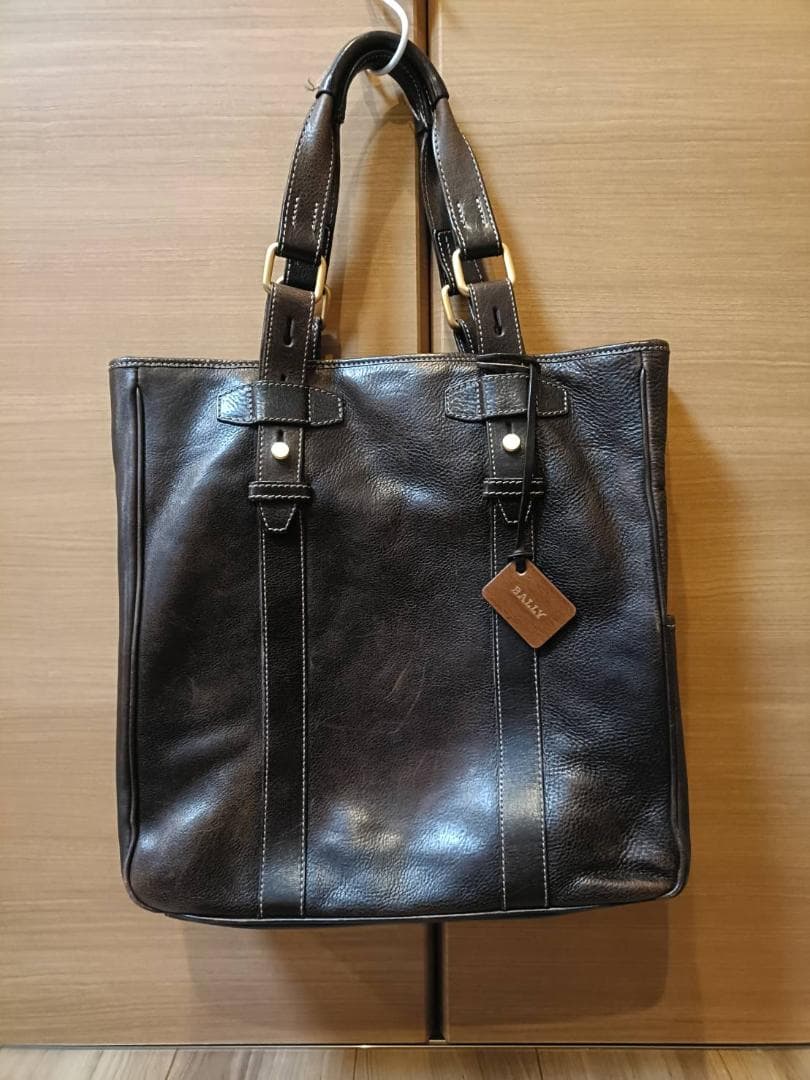 【バリー】BALLY トートバッグ 本革レザー / スイス製【美品】
