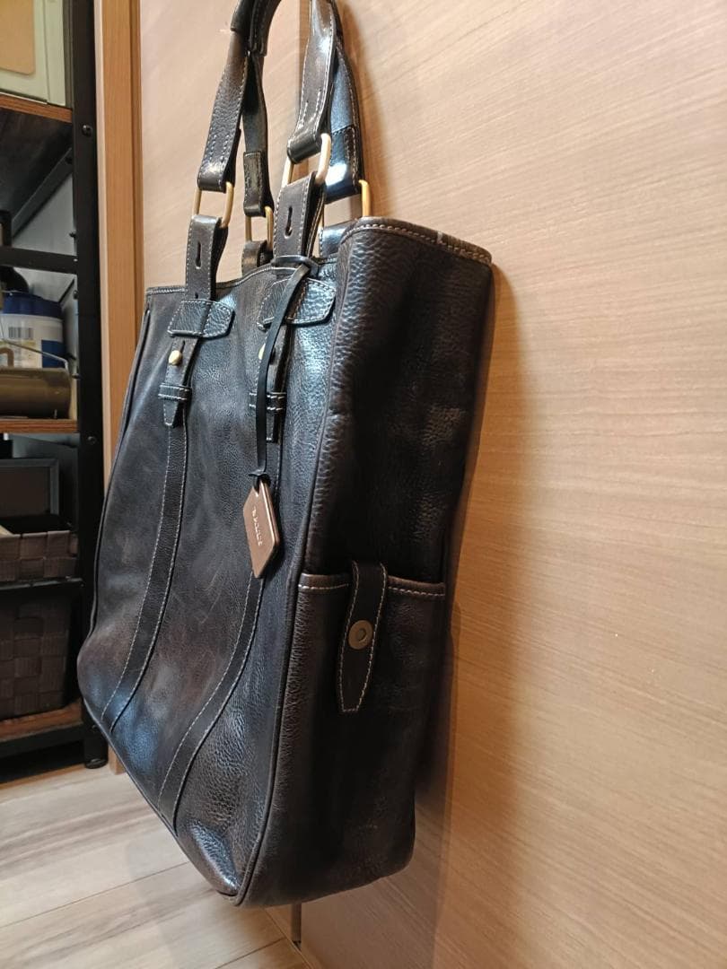 【バリー】BALLY トートバッグ 本革レザー / スイス製【美品】