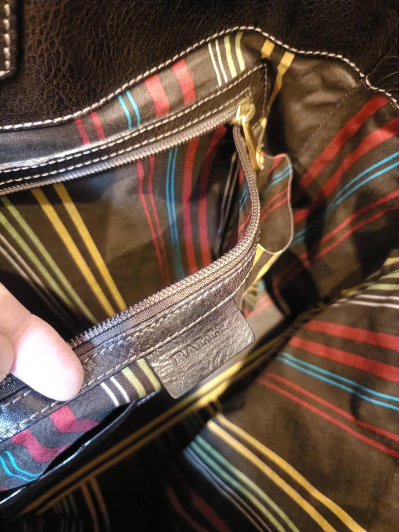 【バリー】BALLY トートバッグ 本革レザー / スイス製【美品】