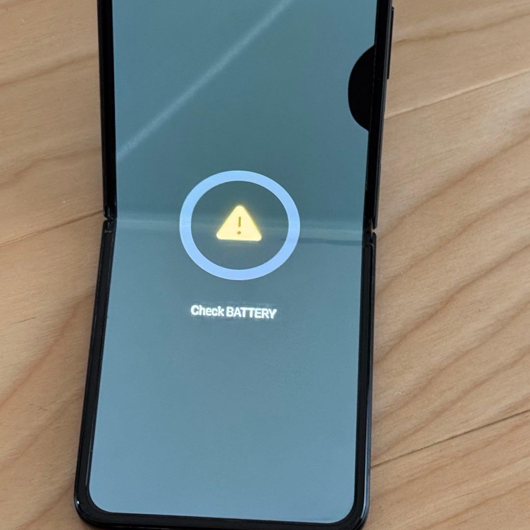 Galaxy ZFlip3 ブラック　ジャンク