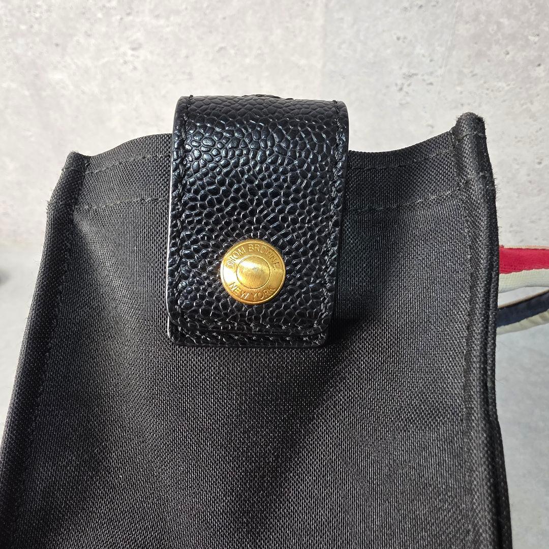 Thom Browne トムブラウン ナイロン トートバッグ ブラック