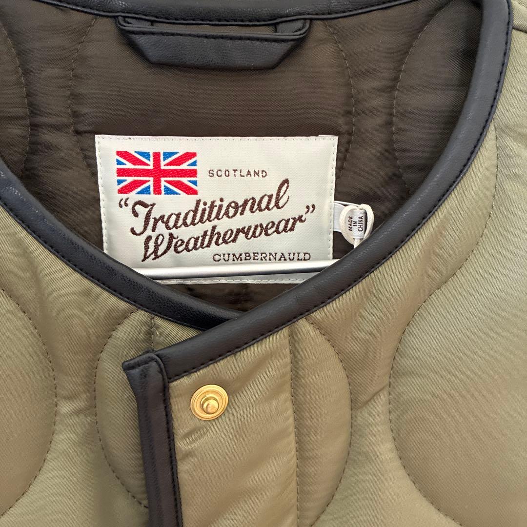 新品タグ付き　トラディショナルウェザーダウンベスト オリーブ