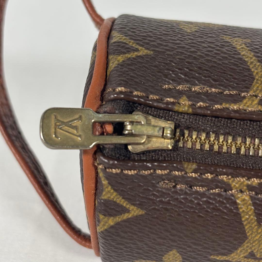 美品 ルイヴィトン マルチケース 小物入れ パピヨンポーチ モノグラム ブラウン