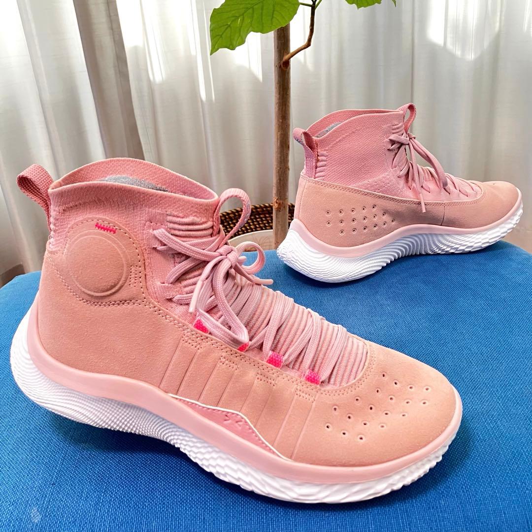 UA CURRY 4 flotro カリー4 フロトロ ピンク ホワイト 27