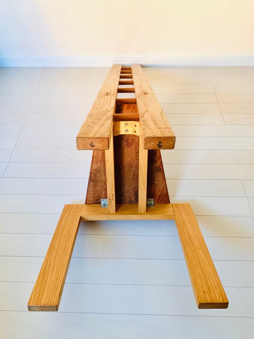 ◆森の工房CHATA◆ハイバックデザインチェア木製 高背椅子 架台