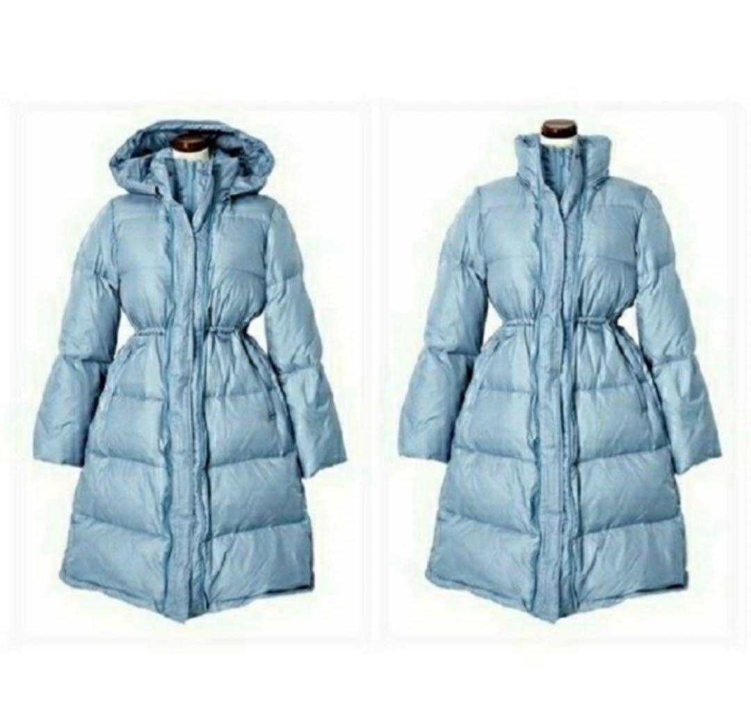 訳あり 極暖 フォックスファー大き目フードMYLAN ダウンコート 極上の着心地