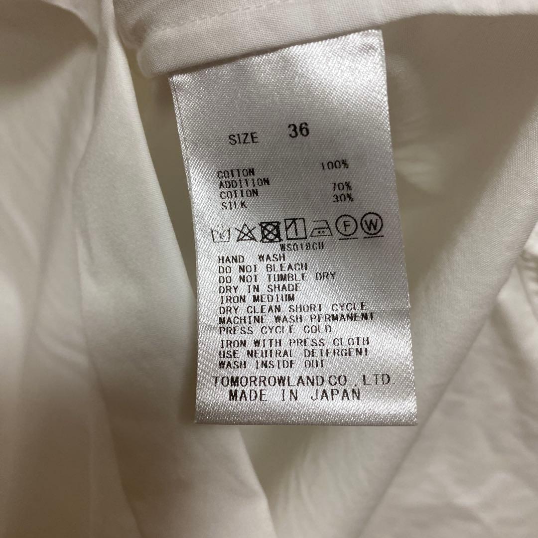 コンパクトブロード シフォンボウタイブラウス