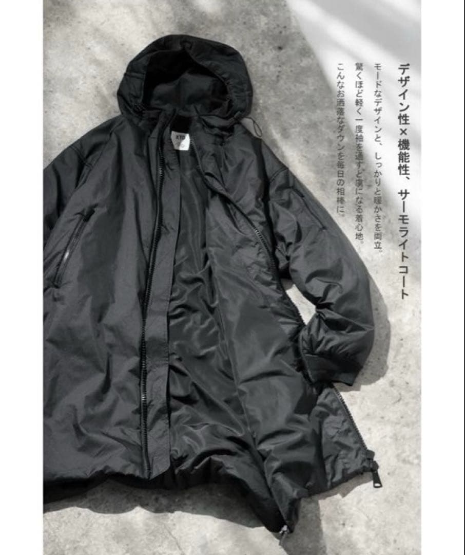 アンティカ　サーモライト 中綿 ロングコート レディース アウター