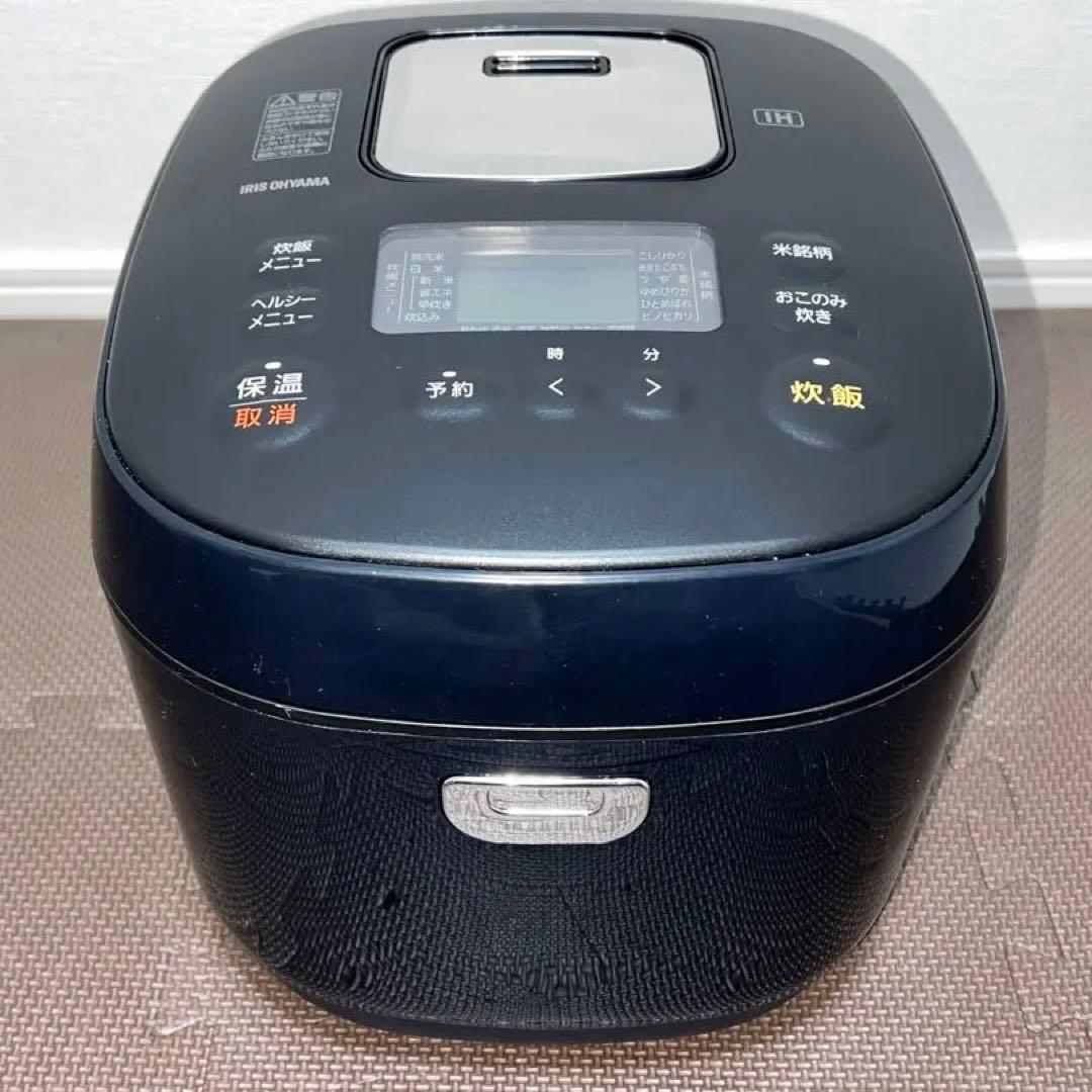 2022年製　アイリスオーヤマ 銘柄炊き IHジャー炊飯器 RC-IK10-B