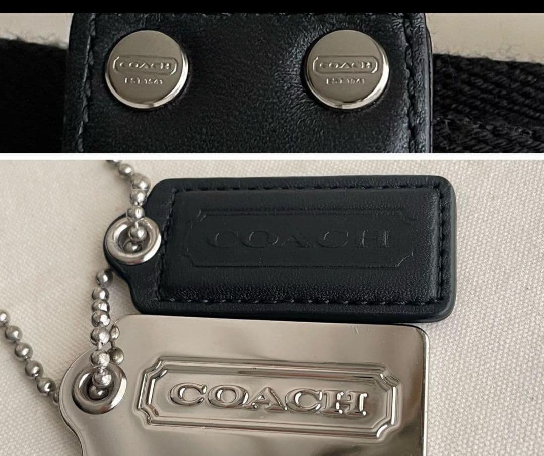 ☆COACH 2wayショルダービジネスバッグ 黒 A4