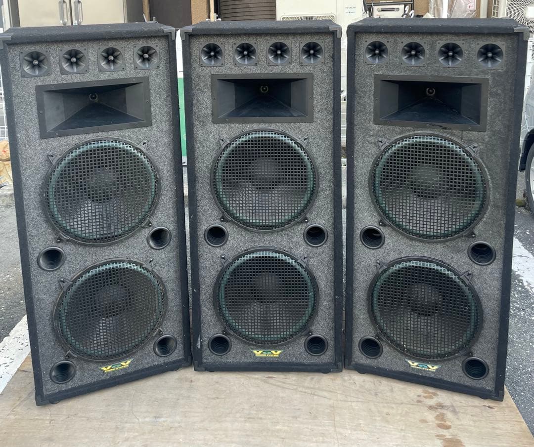 大型ＰＡ VOV　スピーカーシステム　SPS-2514 3個　大阪府引き取り限定