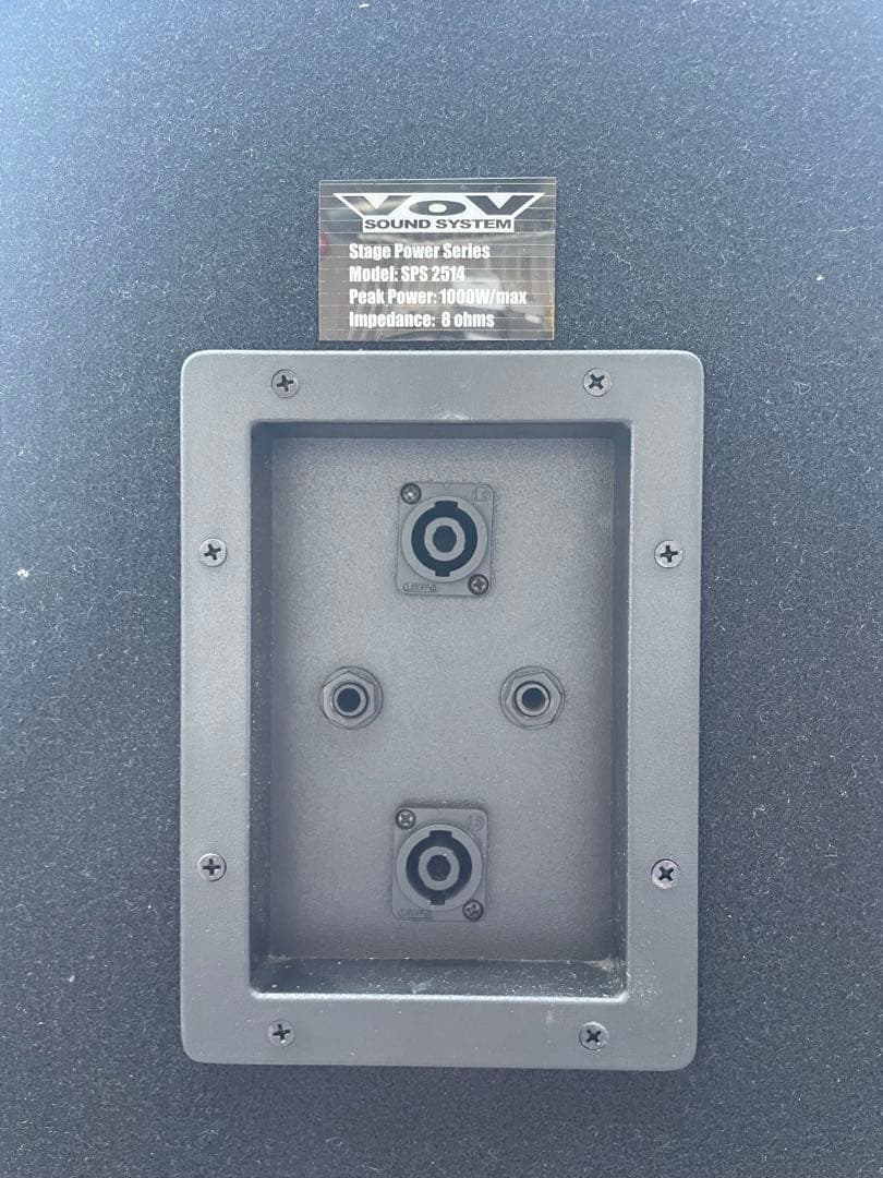 大型ＰＡ VOV　スピーカーシステム　SPS-2514 3個　大阪府引き取り限定