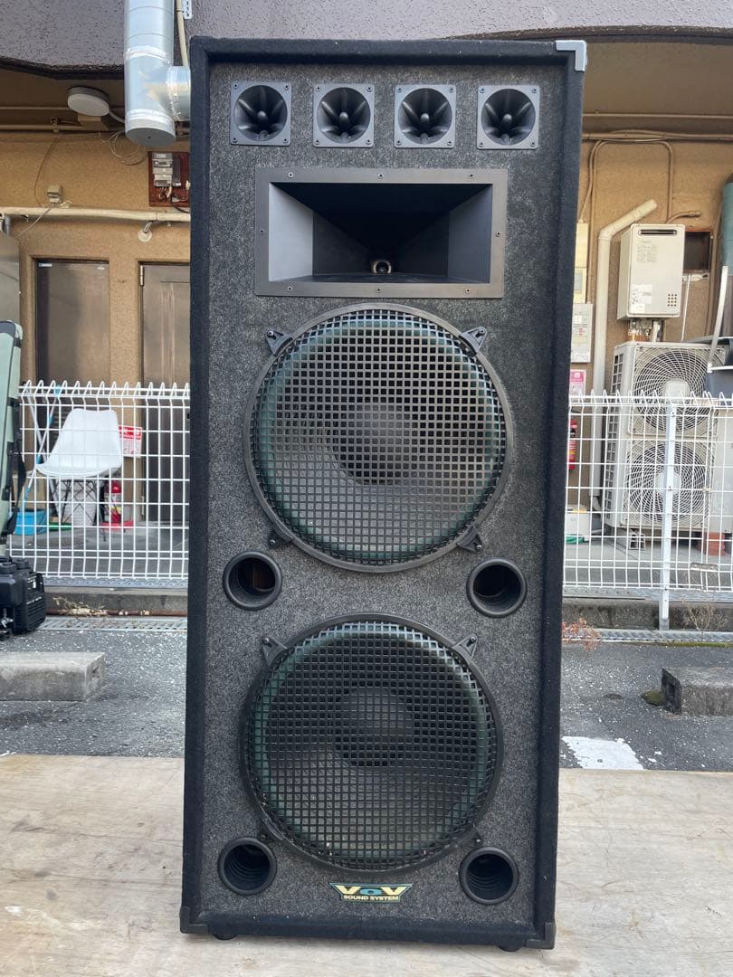 大型ＰＡ VOV　スピーカーシステム　SPS-2514 3個　大阪府引き取り限定