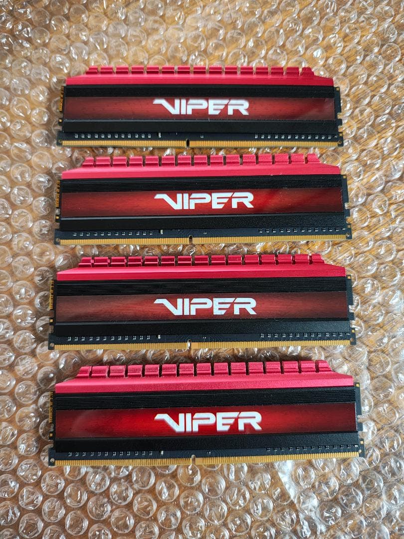 DDR4 32GB（8GB×4枚） 3733MHz Patriot 動作確認済