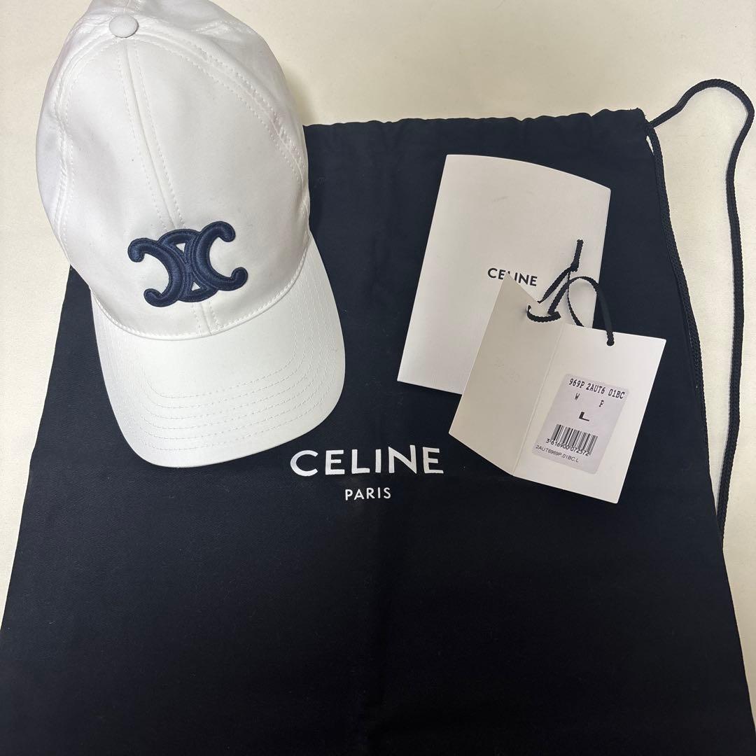 CELINE セリーヌ　トリオンフ ベースボールキャップ