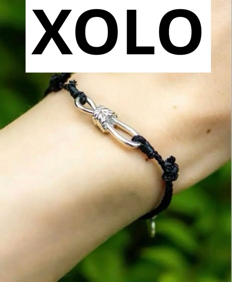 アクセサリー XOLO Twisted Rope Link SilkCode Bracelet