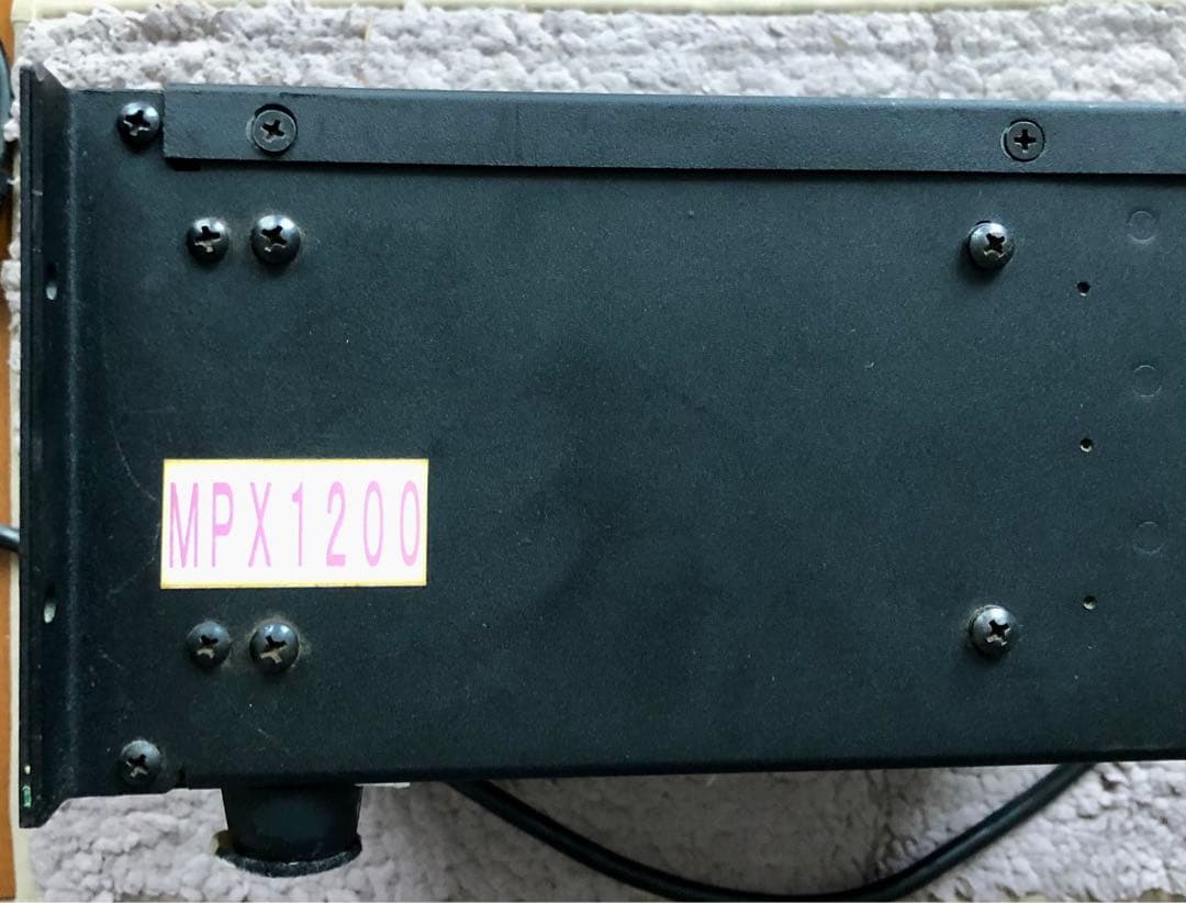 JBL MPX1200 パワーアンプ　ヴィンテージアンプ　1200W×2(4Ω)
