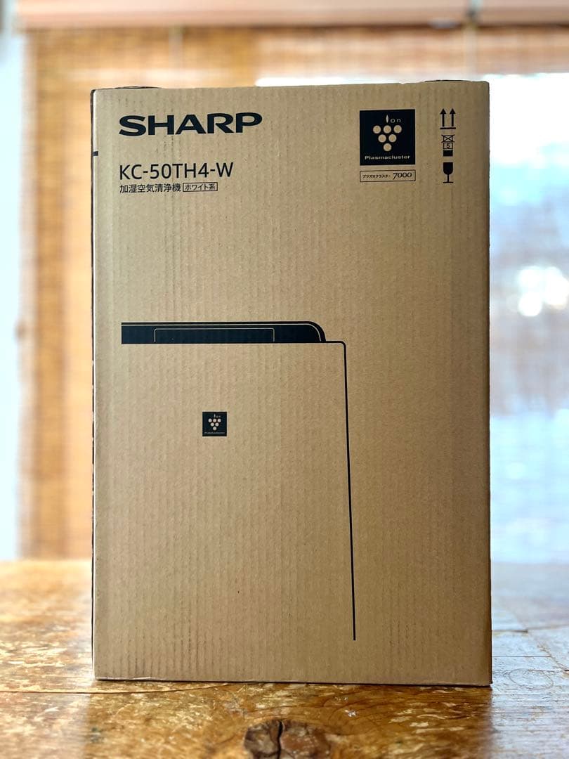 【未使用品】SHARP シャープ 加湿空気清浄機 KC-50TH4-W