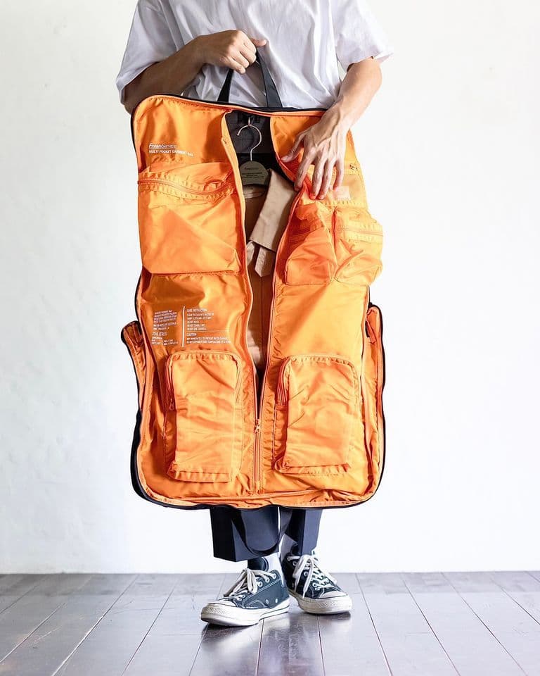 レア 即完売 Fresh Service マルチポケット ガーメントバッグ