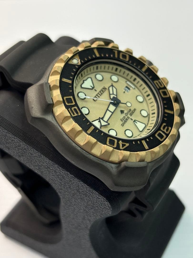 保証期間有・箱・取説付❗️シチズン・プロマスター・ダイバー・E168・エコドライブ